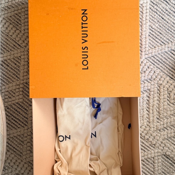 Louis Vuitton Black and Brown Monogram Lace-Up Boots - Picture 3 of 7